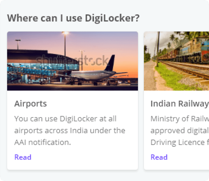 Where can I use DigiLocker?