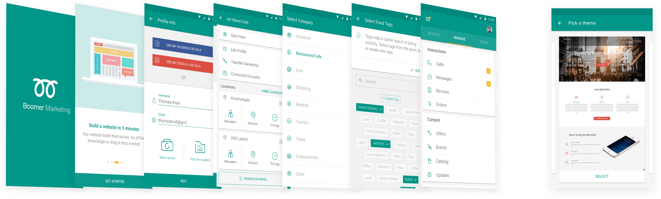 Old Boomer app design