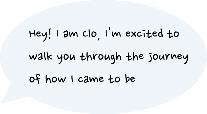 CLO message bubble