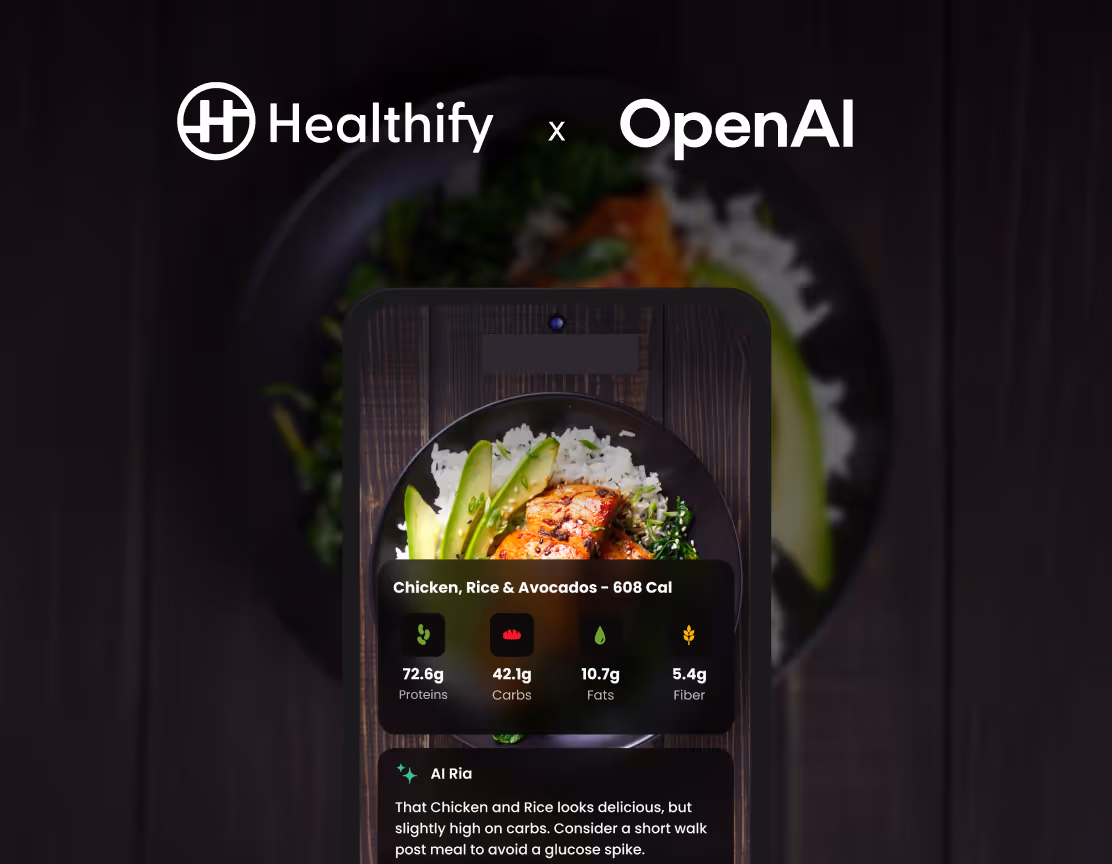 Healthify x OpenAI: AI meal analysis on a phone