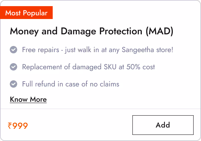 Money and Damage Protection card