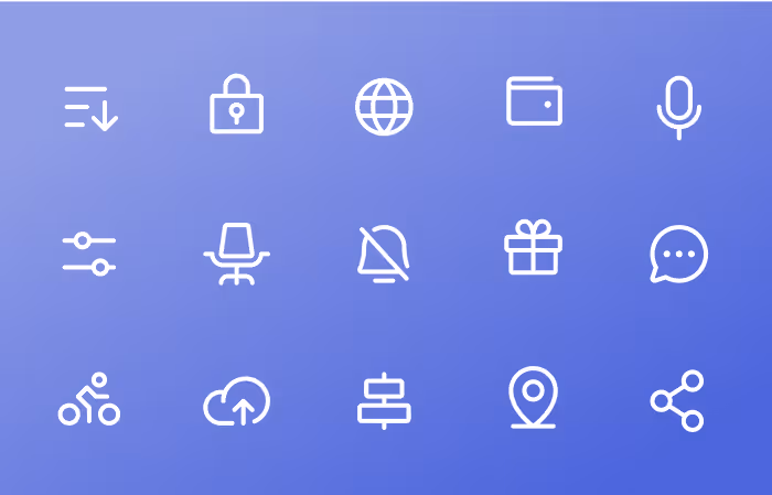 Sequifi icon set