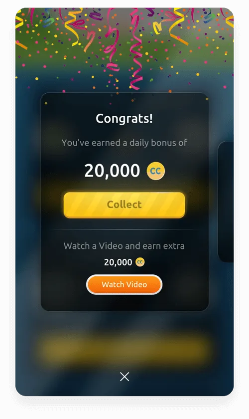 Sportsie UI design screen