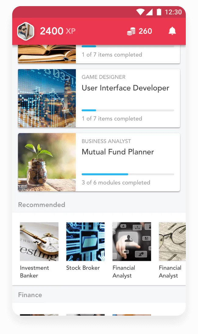 Talentify high-fidelity prototype