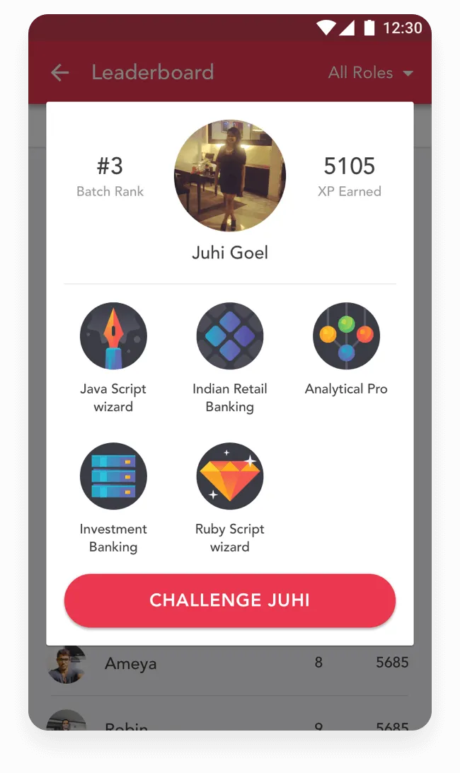 Talentify high-fidelity prototype