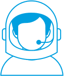 Space enthusiasts audience illustration