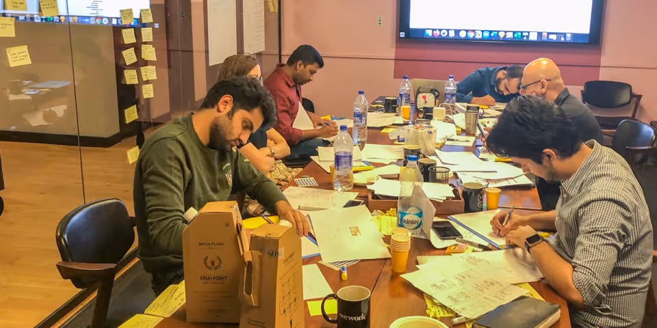 Ideation during the TripAbrood design sprint