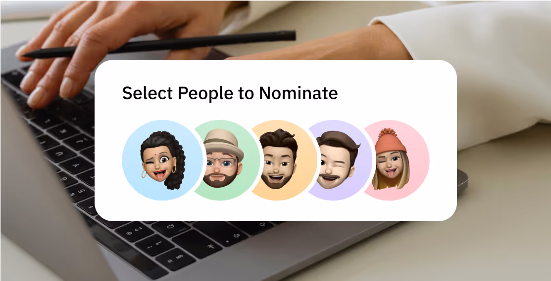 Selecting peers to nominate for feedback