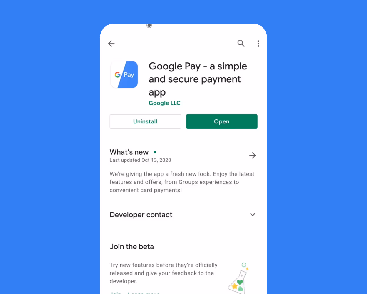 Google Pay-Onboarding