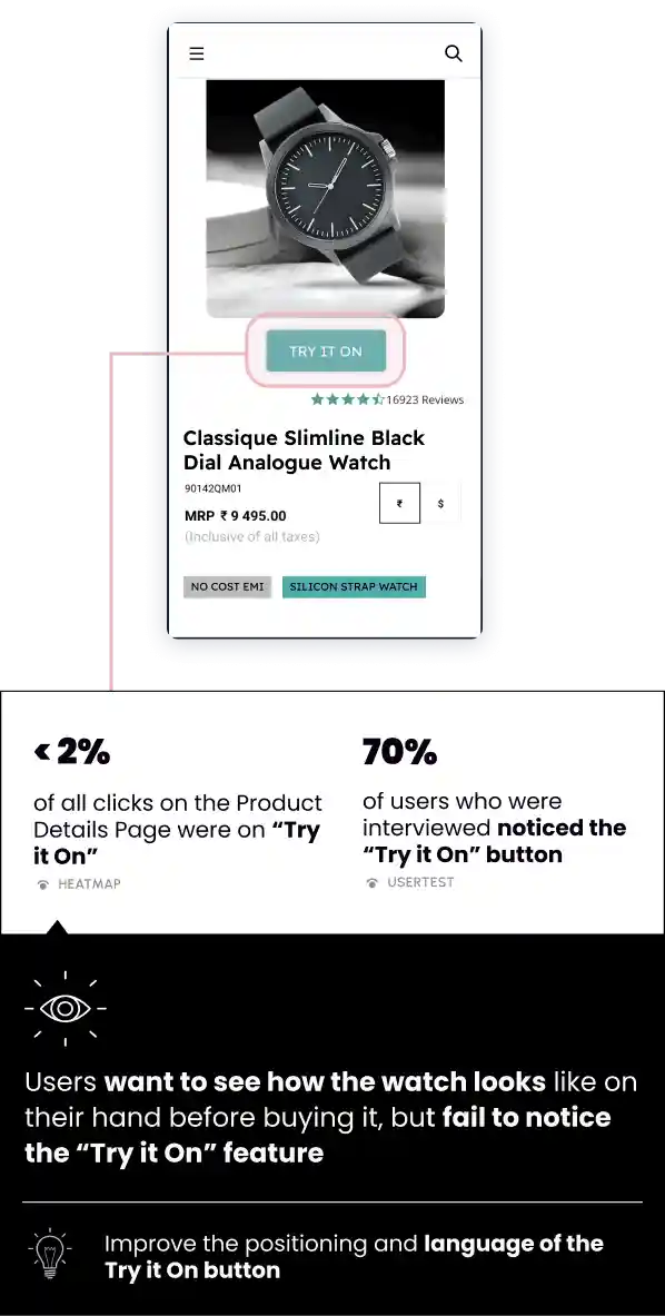 image describing prodUX audit design recommendation image